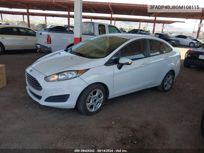 3FADP4BJ8GM108115 2016 Ford Fiesta Se