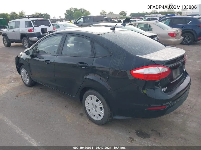 3FADP4AJXGM103886 2016 Ford Fiesta S