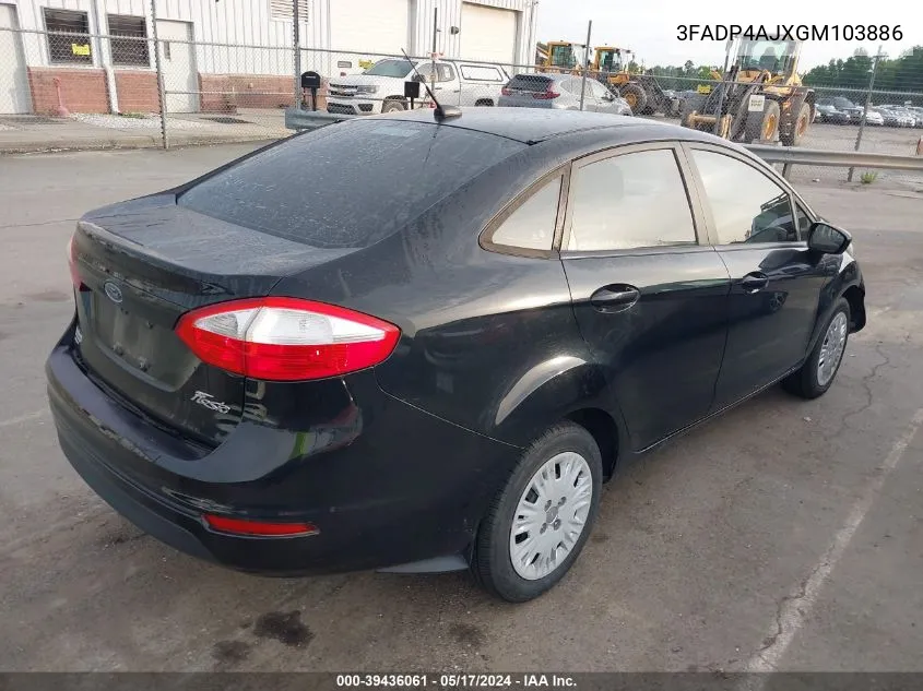 3FADP4AJXGM103886 2016 Ford Fiesta S