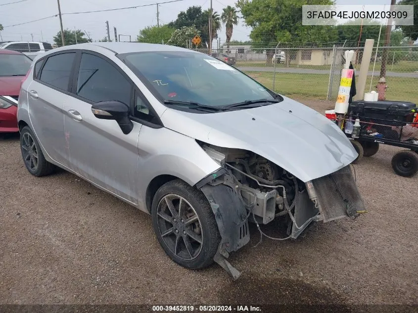 3FADP4EJ0GM203909 2016 Ford Fiesta Se