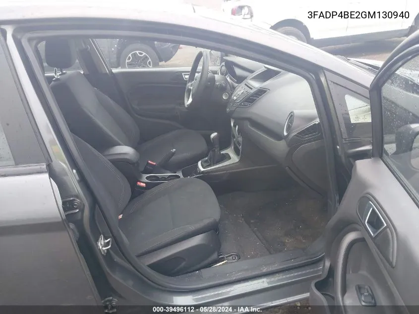 3FADP4BE2GM130940 2016 Ford Fiesta Se