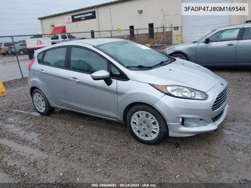 2016 Ford Fiesta S VIN: 3FADP4TJ8GM169544 Lot: 39504692