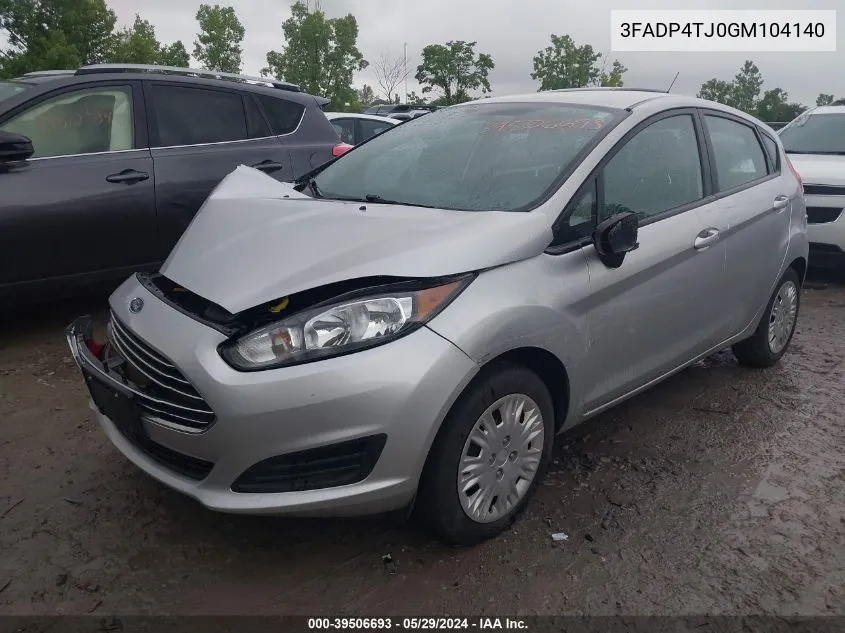 3FADP4TJ0GM104140 2016 Ford Fiesta S