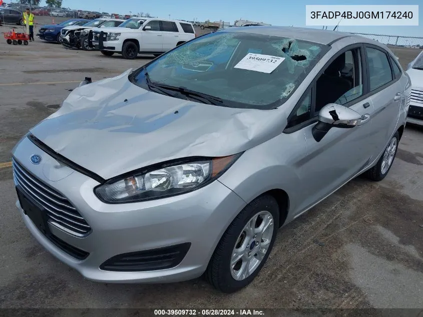 3FADP4BJ0GM174240 2016 Ford Fiesta Se