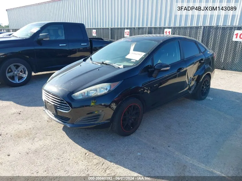 3FADP4BJXGM143089 2016 Ford Fiesta Se