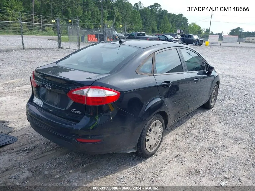 3FADP4AJ1GM148666 2016 Ford Fiesta S