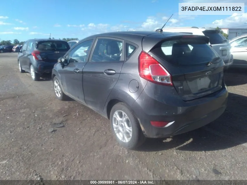 3FADP4EJXGM111822 2016 Ford Fiesta Se