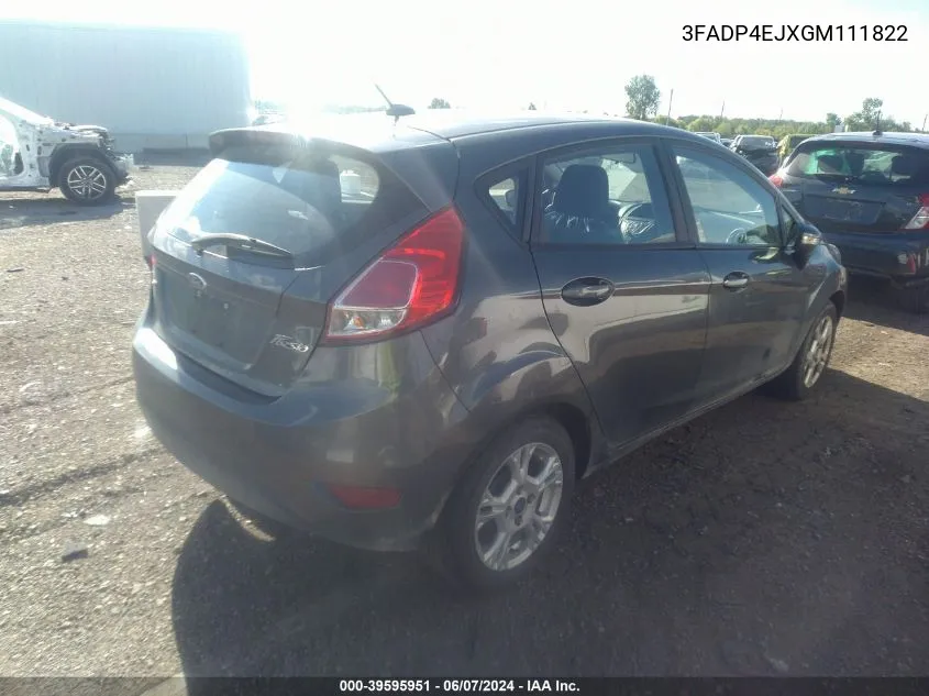 3FADP4EJXGM111822 2016 Ford Fiesta Se