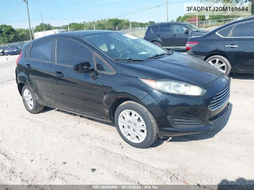 2016 Ford Fiesta S VIN: 3FADP4TJ2GM169684 Lot: 39596460