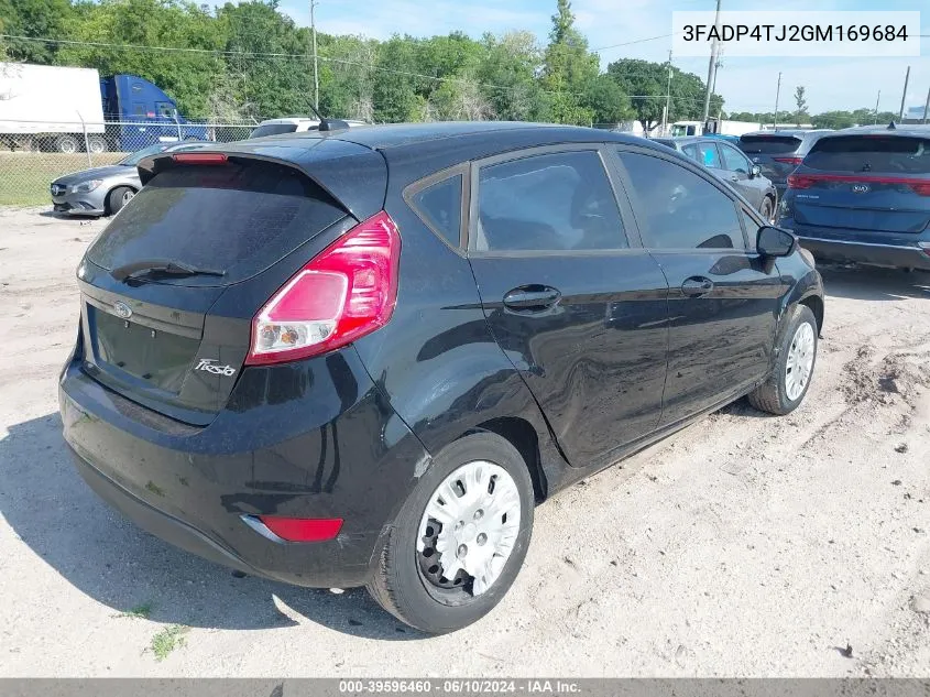 2016 Ford Fiesta S VIN: 3FADP4TJ2GM169684 Lot: 39596460