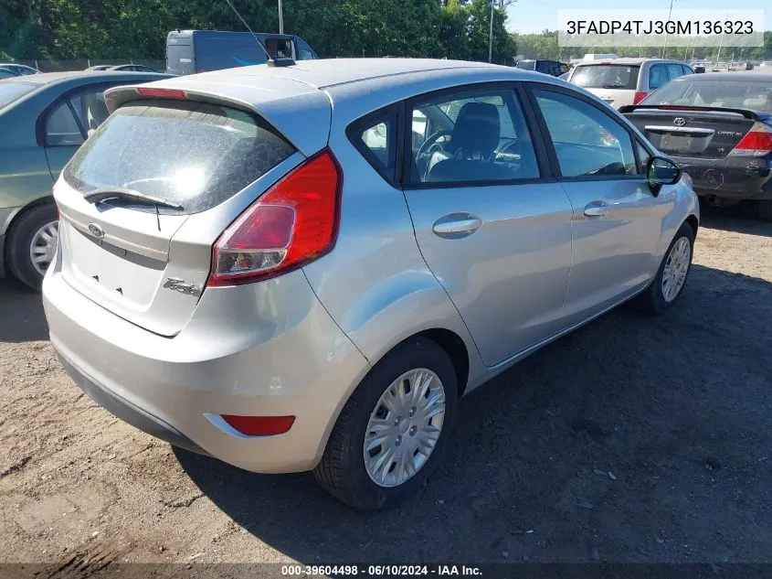 3FADP4TJ3GM136323 2016 Ford Fiesta S