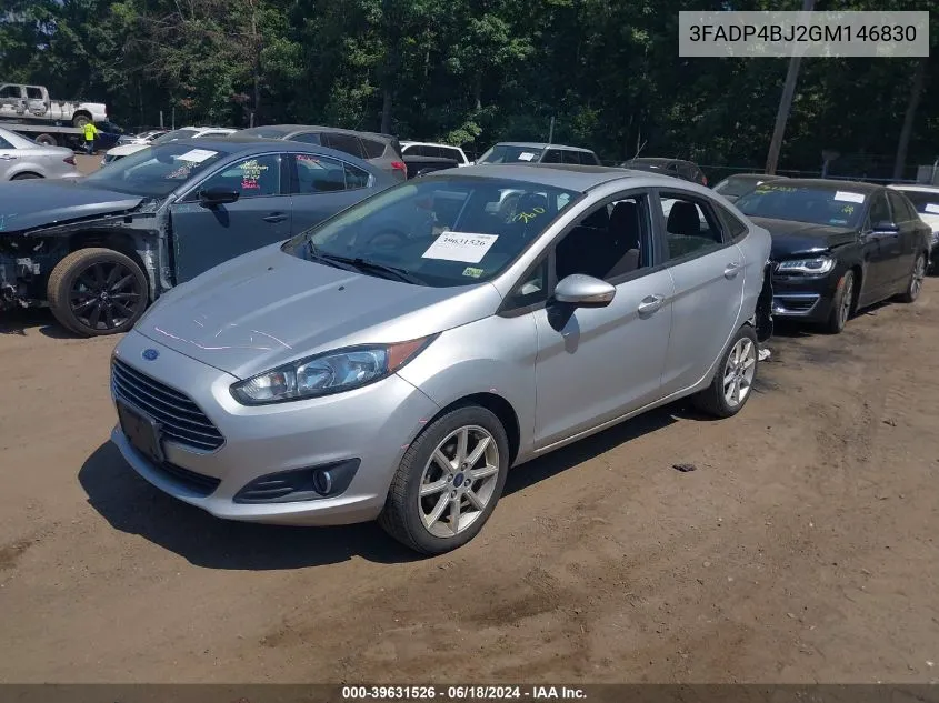 3FADP4BJ2GM146830 2016 Ford Fiesta Se