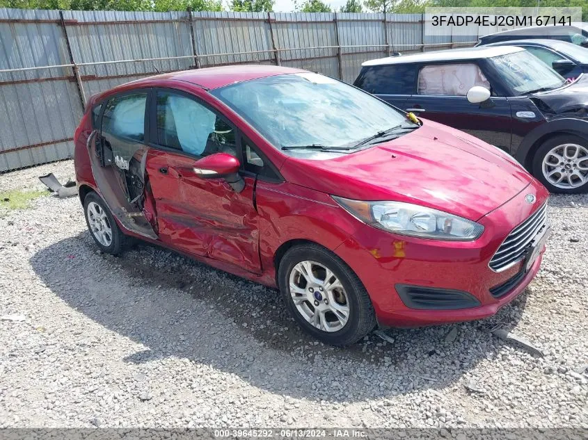 3FADP4EJ2GM167141 2016 Ford Fiesta Se