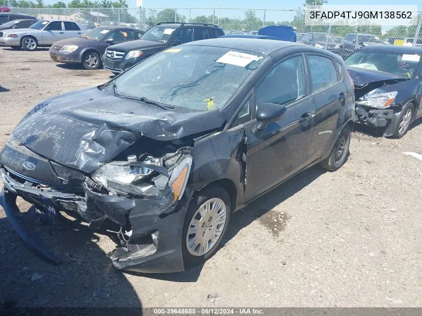 2016 Ford Fiesta S VIN: 3FADP4TJ9GM138562 Lot: 39648655