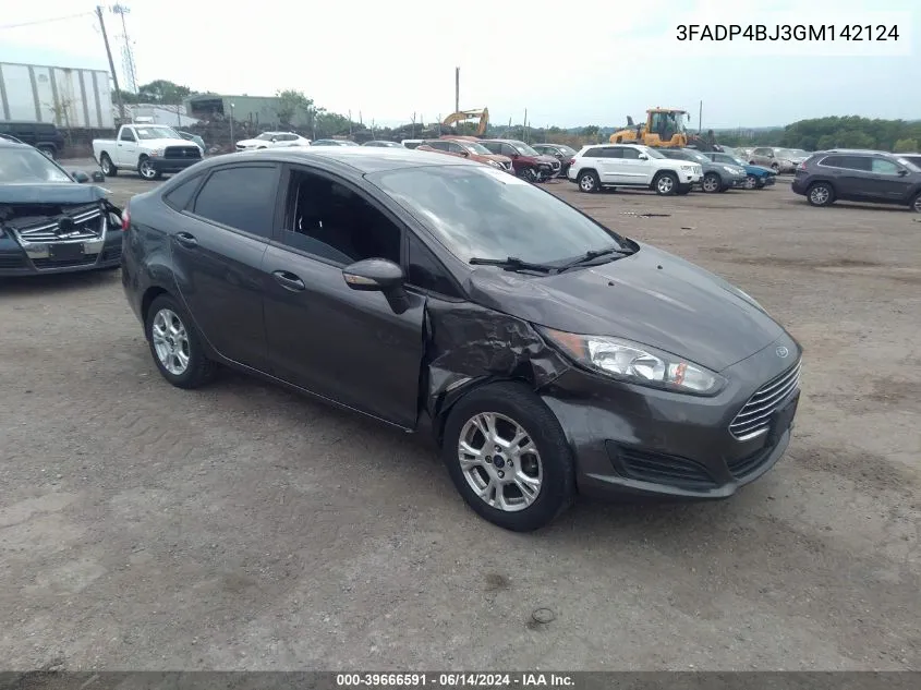 3FADP4BJ3GM142124 2016 Ford Fiesta Se