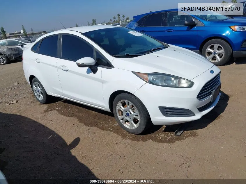 3FADP4BJ4GM157070 2016 Ford Fiesta Se