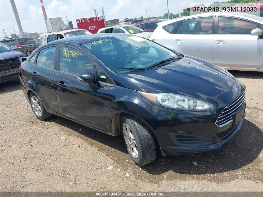 3FADP4BJ9GM112030 2016 Ford Fiesta Se