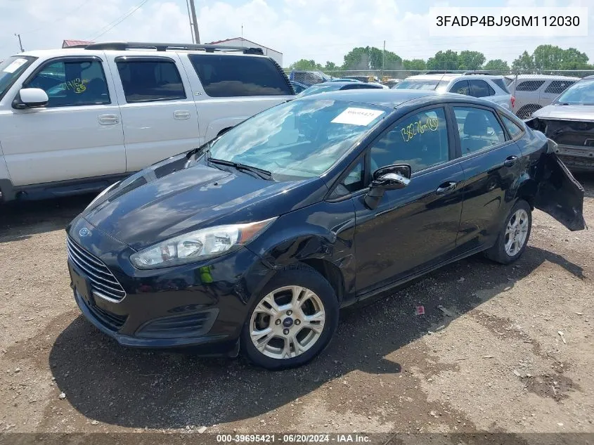 2016 Ford Fiesta Se VIN: 3FADP4BJ9GM112030 Lot: 39695421