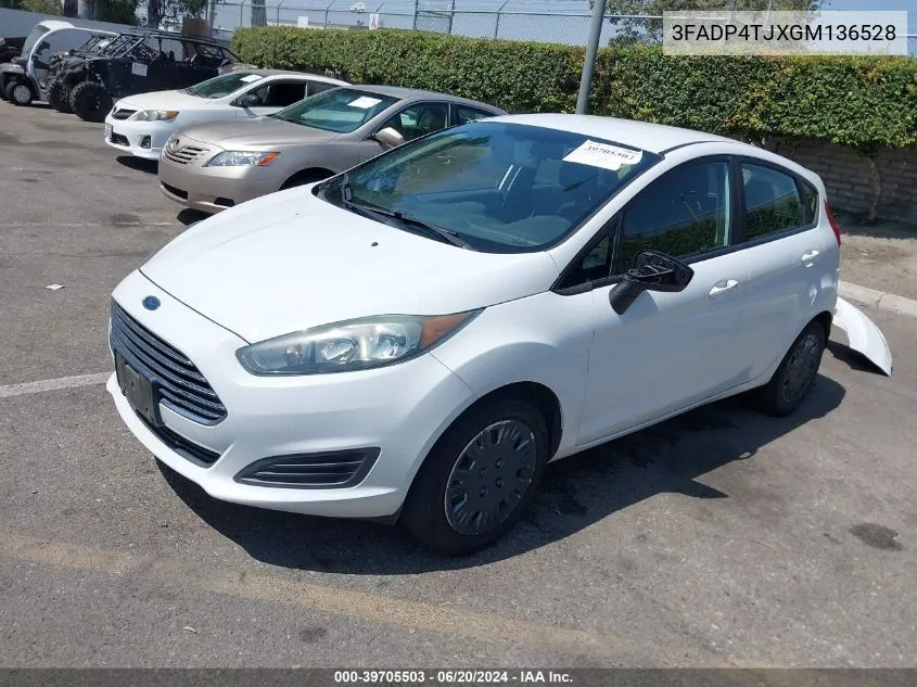 2016 Ford Fiesta S VIN: 3FADP4TJXGM136528 Lot: 39705503