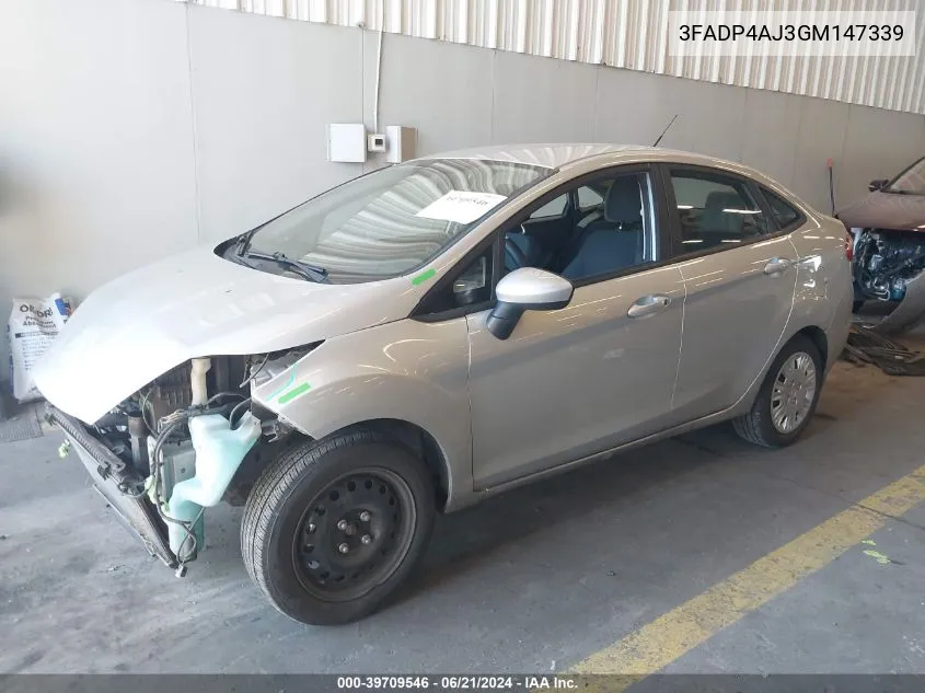 3FADP4AJ3GM147339 2016 Ford Fiesta S