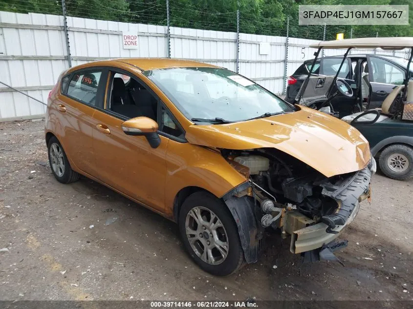 3FADP4EJ1GM157667 2016 Ford Fiesta Se