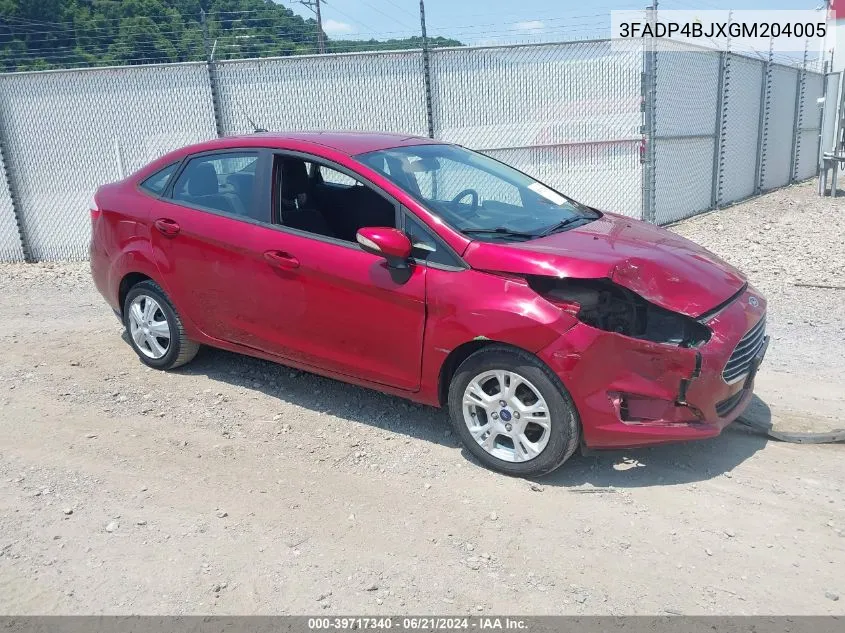 3FADP4BJXGM204005 2016 Ford Fiesta Se