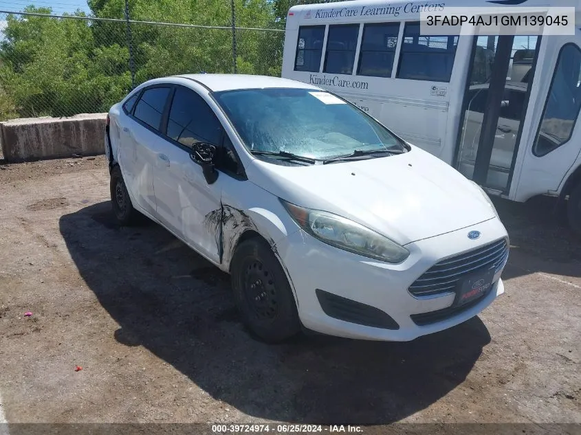 3FADP4AJ1GM139045 2016 Ford Fiesta S