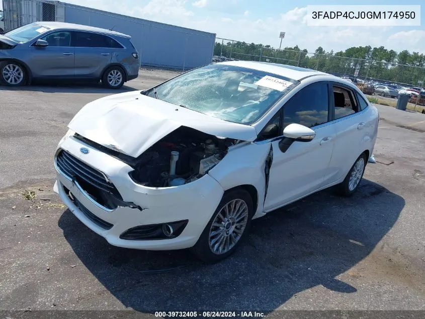 3FADP4CJ0GM174950 2016 Ford Fiesta Titanium