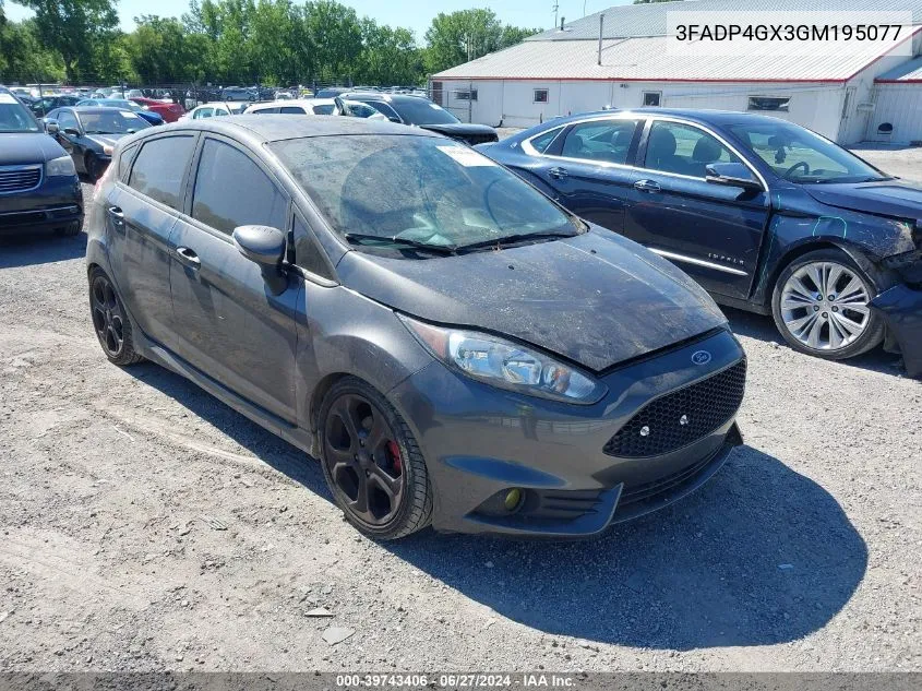 3FADP4GX3GM195077 2016 Ford Fiesta St