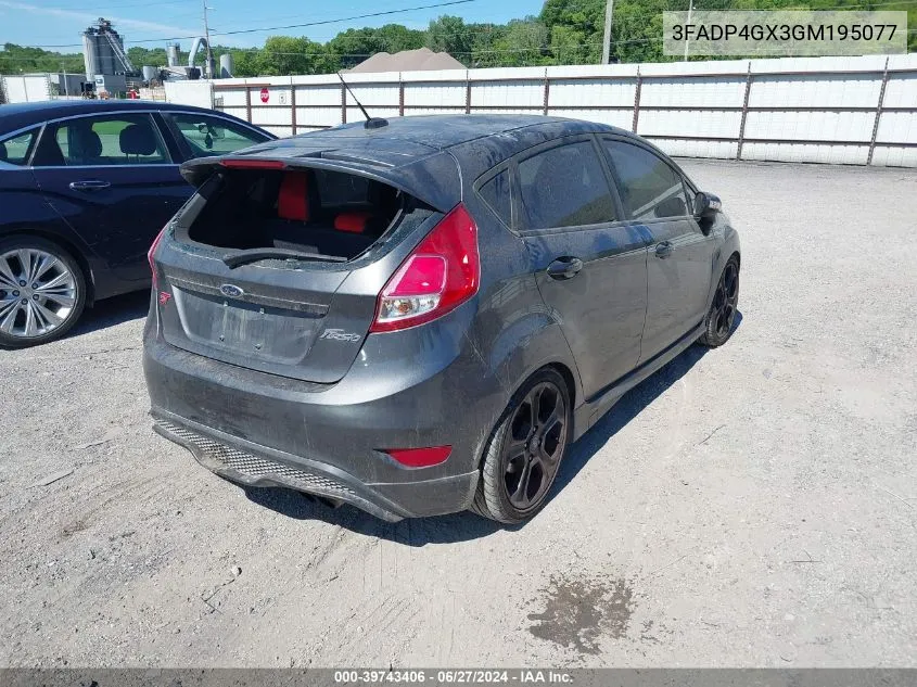 3FADP4GX3GM195077 2016 Ford Fiesta St