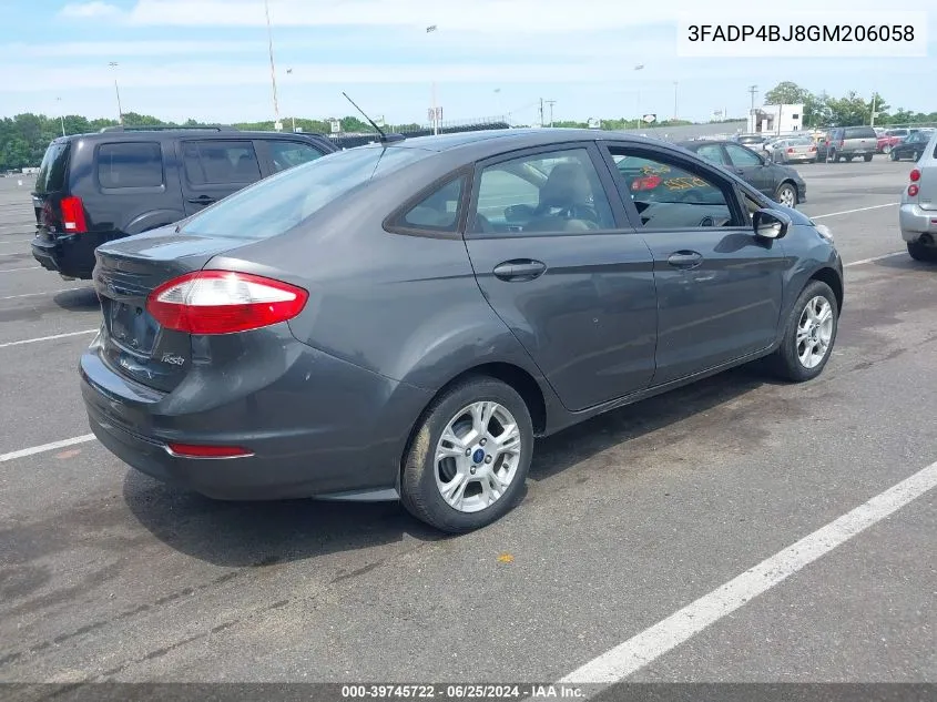 3FADP4BJ8GM206058 2016 Ford Fiesta Se