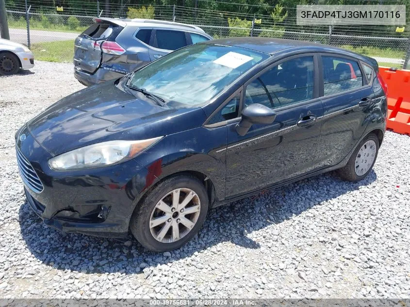 3FADP4TJ3GM170116 2016 Ford Fiesta S