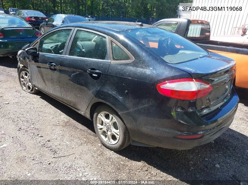 3FADP4BJ3GM119068 2016 Ford Fiesta Se