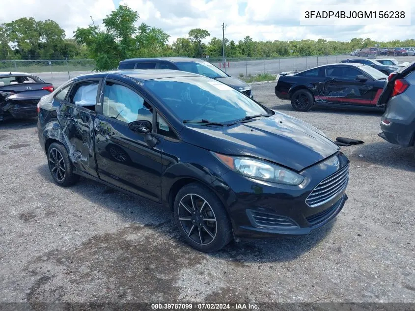 3FADP4BJ0GM156238 2016 Ford Fiesta Se