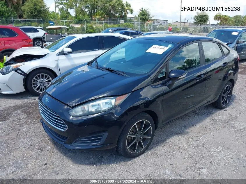 2016 Ford Fiesta Se VIN: 3FADP4BJ0GM156238 Lot: 39787099