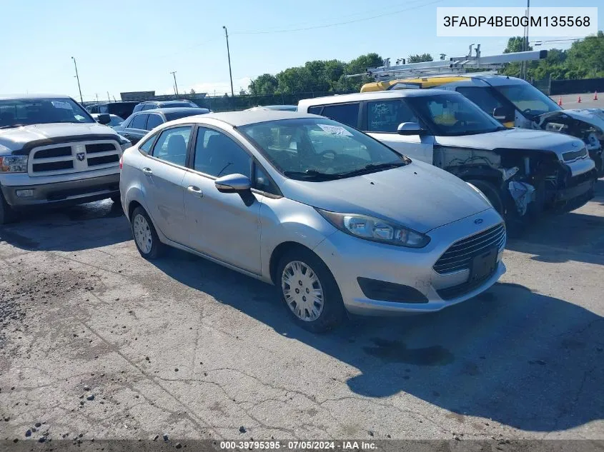 3FADP4BE0GM135568 2016 Ford Fiesta Se