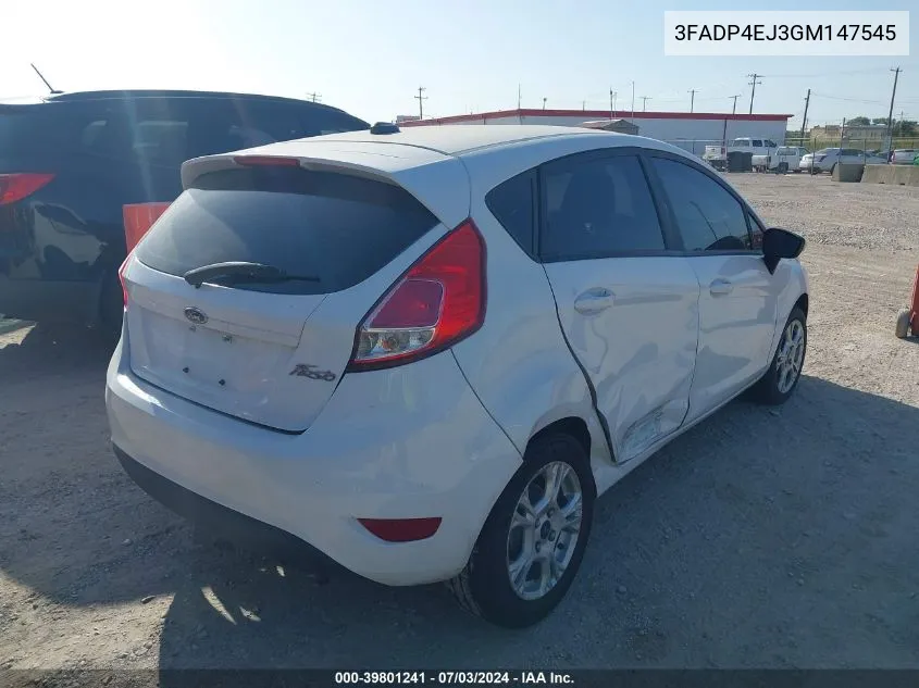 3FADP4EJ3GM147545 2016 Ford Fiesta Se