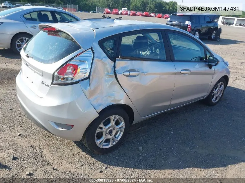 3FADP4EJXGM147431 2016 Ford Fiesta Se