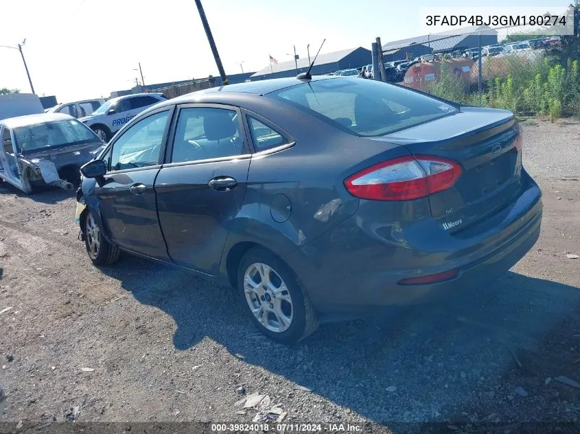 3FADP4BJ3GM180274 2016 Ford Fiesta Se