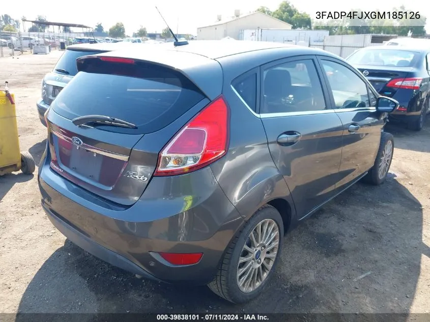 3FADP4FJXGM185126 2016 Ford Fiesta Titanium