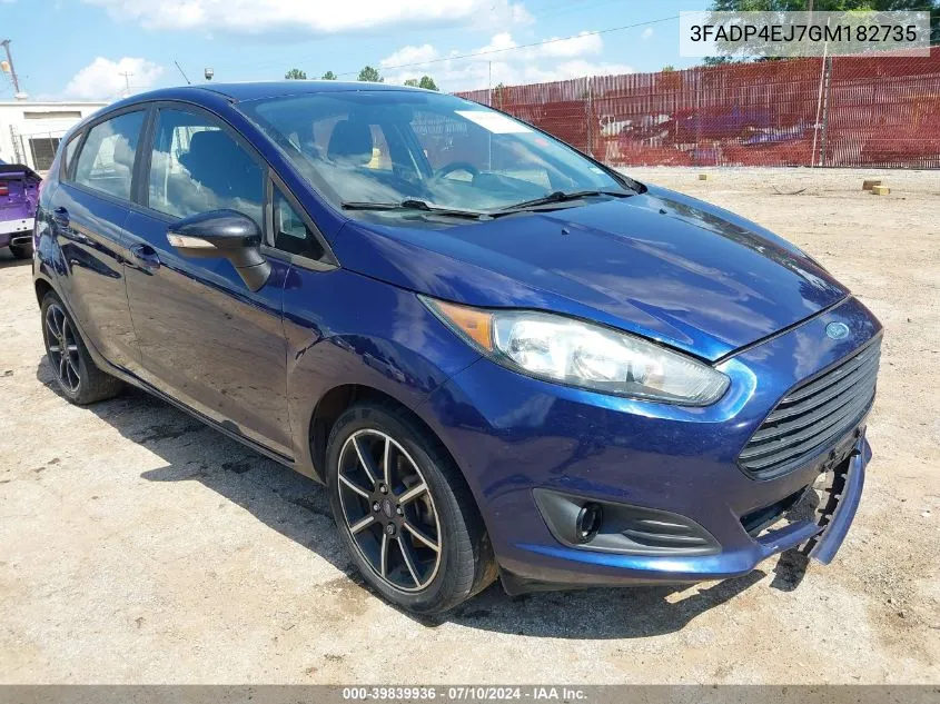 3FADP4EJ7GM182735 2016 Ford Fiesta Se