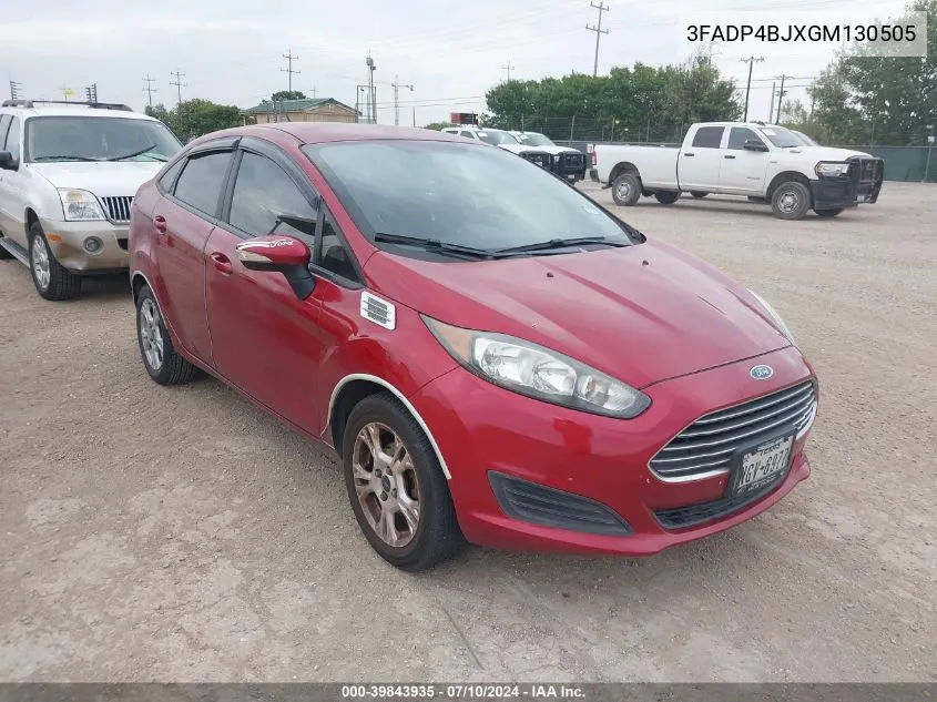 3FADP4BJXGM130505 2016 Ford Fiesta Se