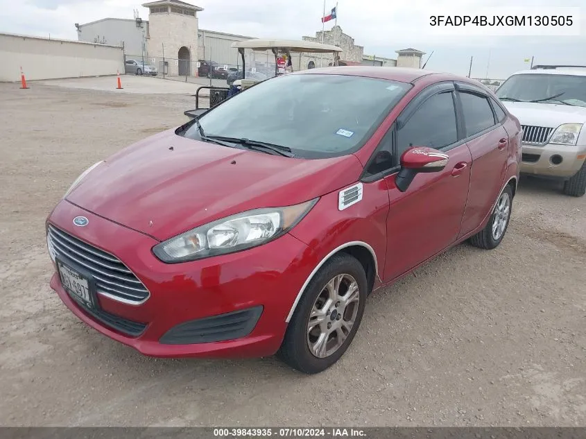 3FADP4BJXGM130505 2016 Ford Fiesta Se