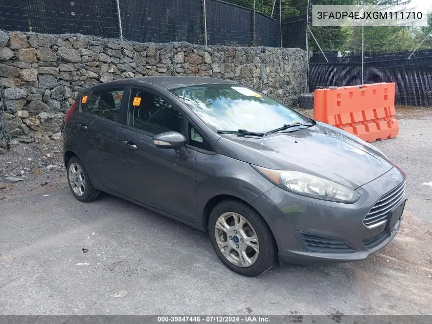 3FADP4EJXGM111710 2016 Ford Fiesta Se