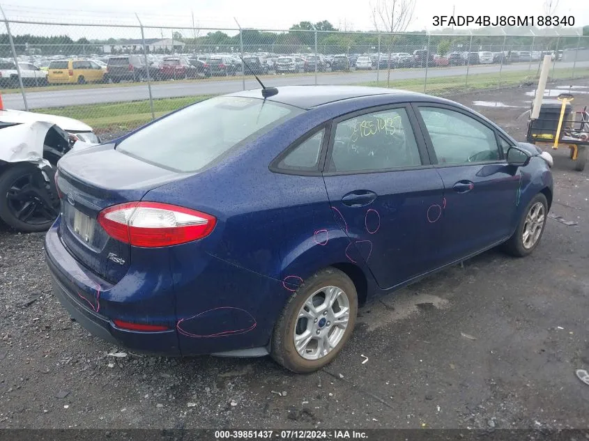 3FADP4BJ8GM188340 2016 Ford Fiesta Se