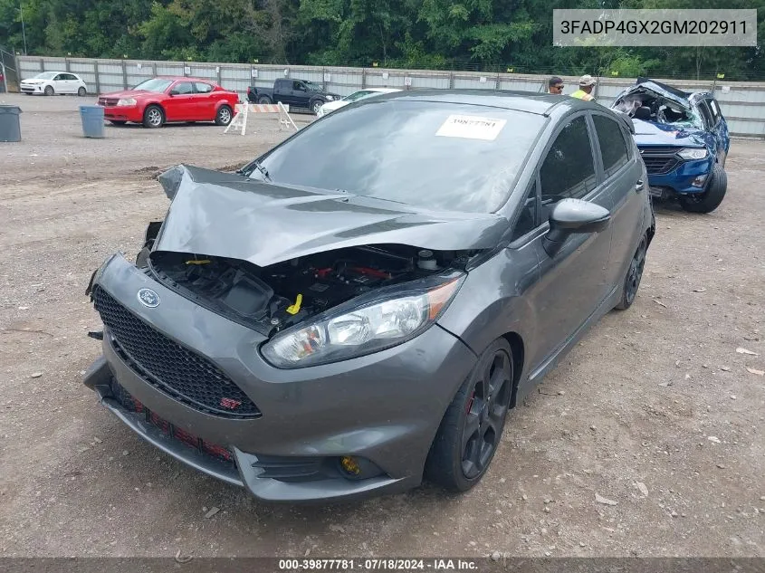 3FADP4GX2GM202911 2016 Ford Fiesta St