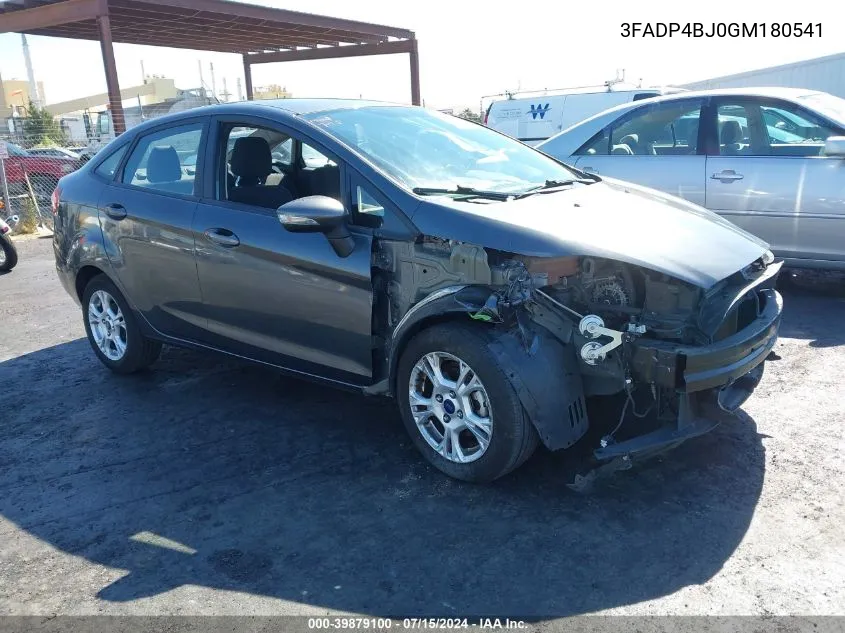 3FADP4BJ0GM180541 2016 Ford Fiesta Se