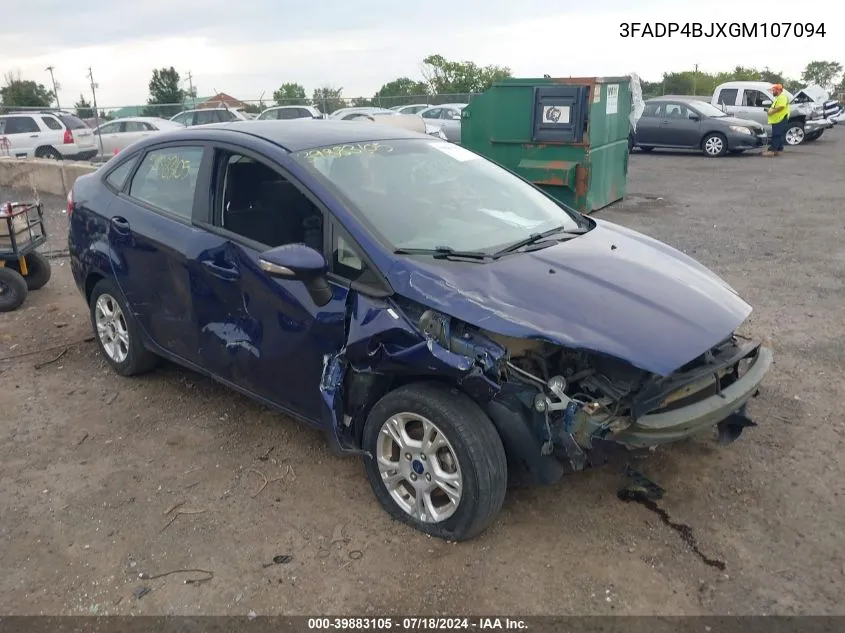 3FADP4BJXGM107094 2016 Ford Fiesta Se