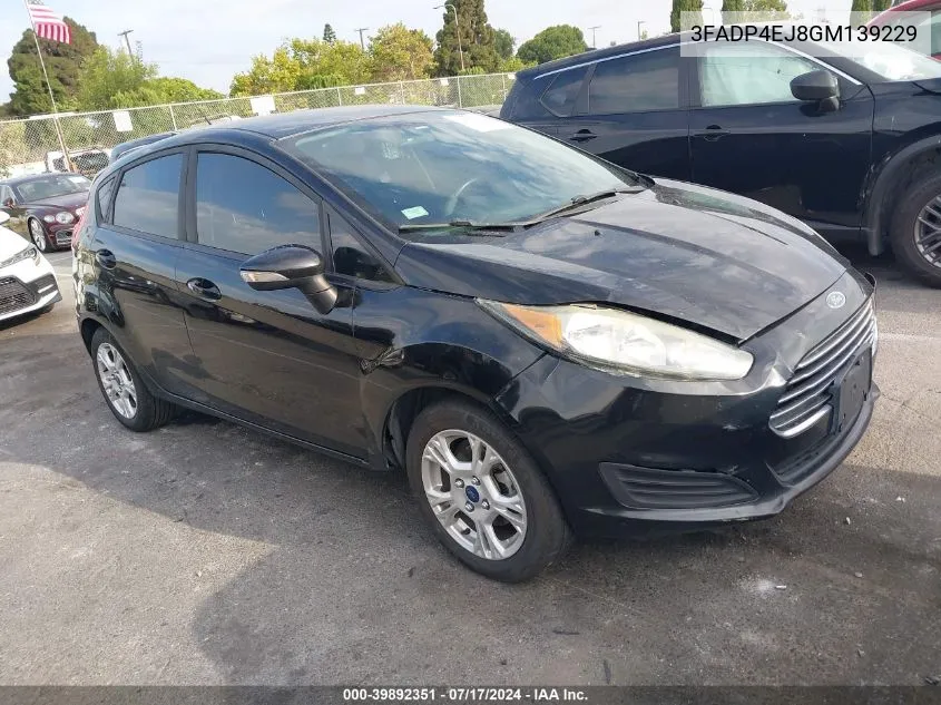 2016 Ford Fiesta Se VIN: 3FADP4EJ8GM139229 Lot: 39892351