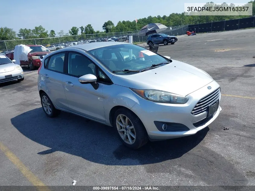 2016 Ford Fiesta Se VIN: 3FADP4EJ5GM163357 Lot: 39897554